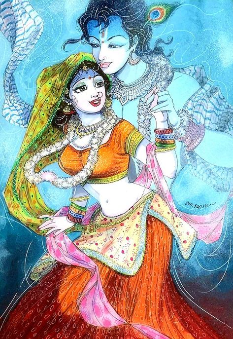 Romantic Radha Krishna Images