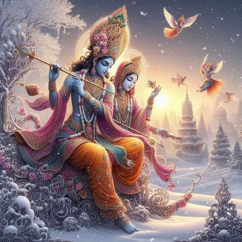 Romantic Radha Krishna Images